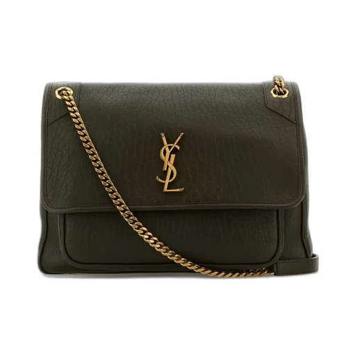 Saint Laurent Niki Logo Plaque Shoulder Bag