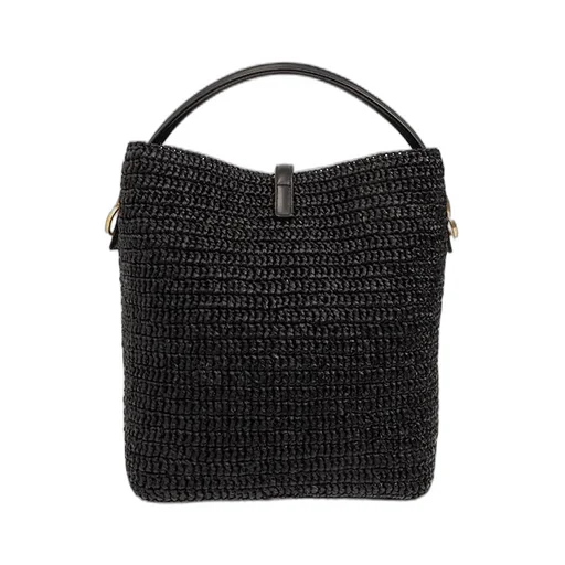 Saint Laurent Le 37 Logo Plaque Bucket Bag