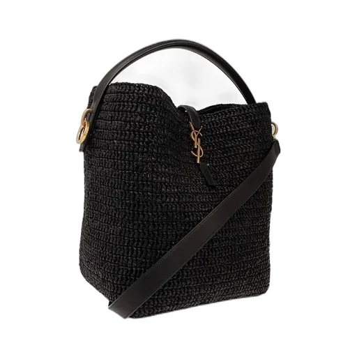 Saint Laurent Le 37 Logo Plaque Bucket Bag