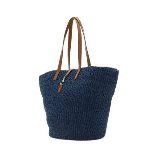 Saint Laurent Logo Plaque Tote Bag