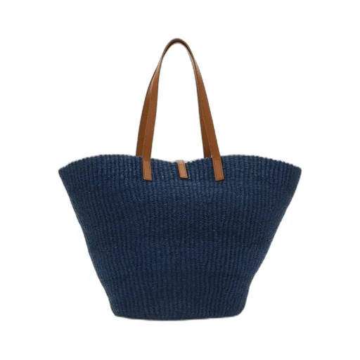 Saint Laurent Logo Plaque Tote Bag