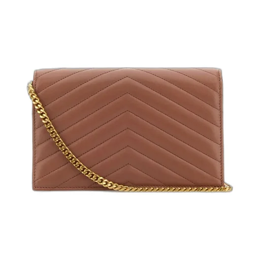 Saint Laurent Envelope Cassandre Chain Wallet