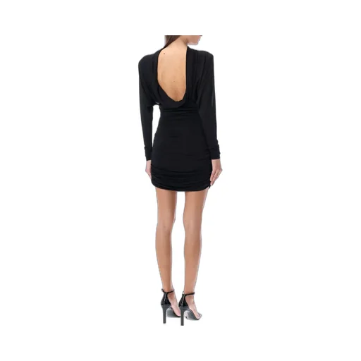 Saint Laurent Cowl Back Mini Dress