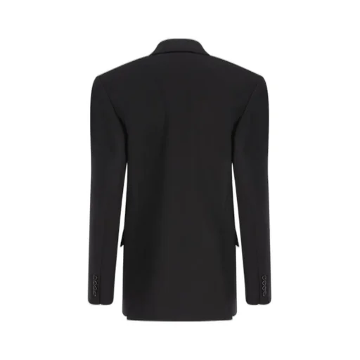 Saint Laurent Double-Breasted Long-Sleeved Jacket