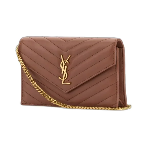 Saint Laurent Envelope Cassandre Chain Wallet