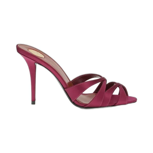 Saint Laurent Chandelle Open Toe Mules