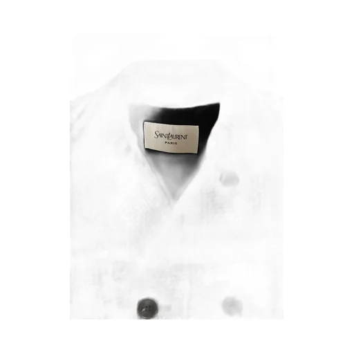 Saint Laurent Checked Double-Breasted Belted Coat