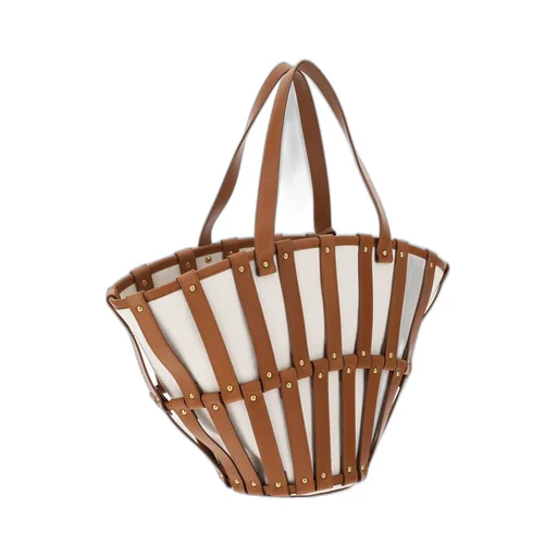 Saint Laurent Beatrix Panier Cut-Out Tote Bag