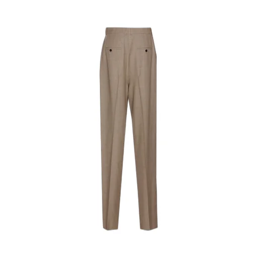 Saint Laurent High Waist Wide Leg Pants