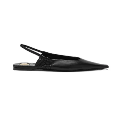 Saint Laurent Anne-Marie Backless Ballet Flats