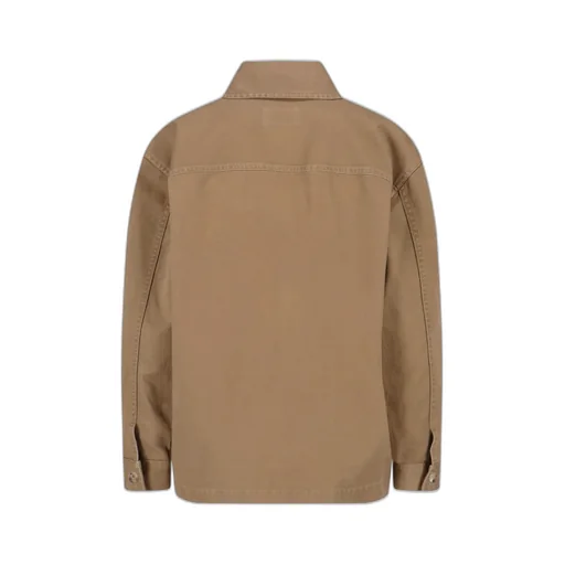 Saint Laurent Cassandre Button-Up Overshirt