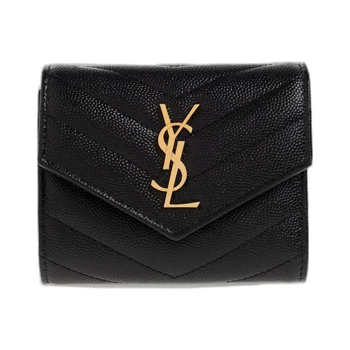 Saint Laurent Cassandre Matelassé Multi-Folded Wallet