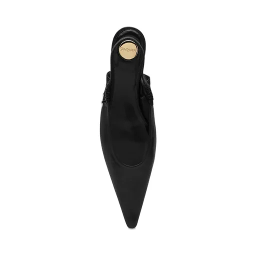 Saint Laurent Anne-Marie Backless Ballet Flats