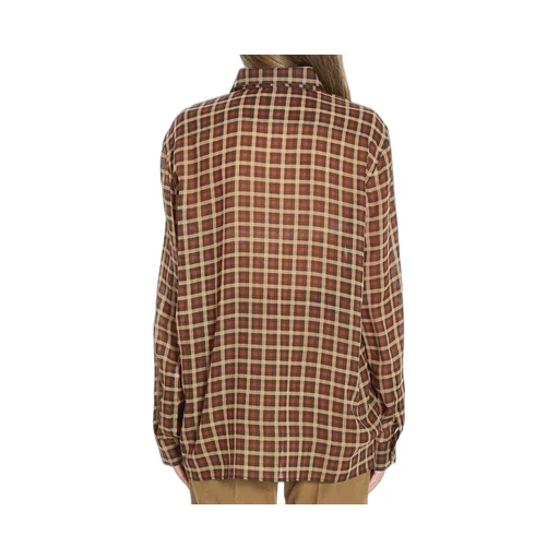 Saint Laurent Cassandre Checked Shirt