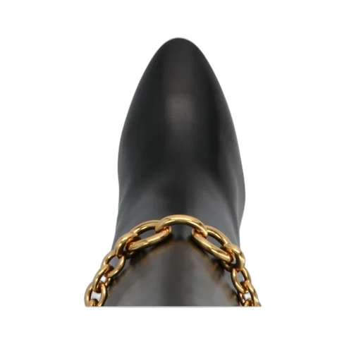Saint Laurent Le Mailon Chain-Detailed Boots