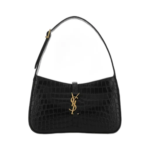 Saint Laurent Le 5 à 7 Embossed Shoulder Bag