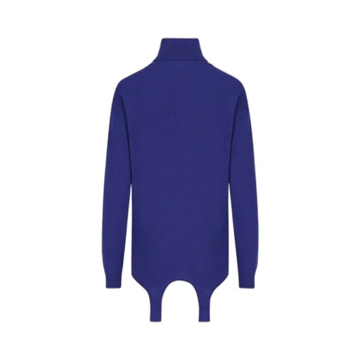 Saint Laurent Turtleneck Garter Jumper