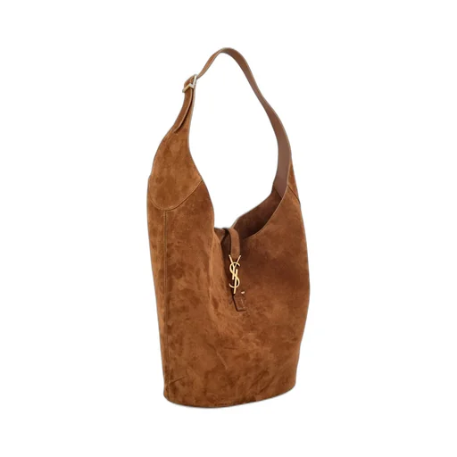 Saint Laurent Le 5 à 7 Logo Plaque Hobo Bag