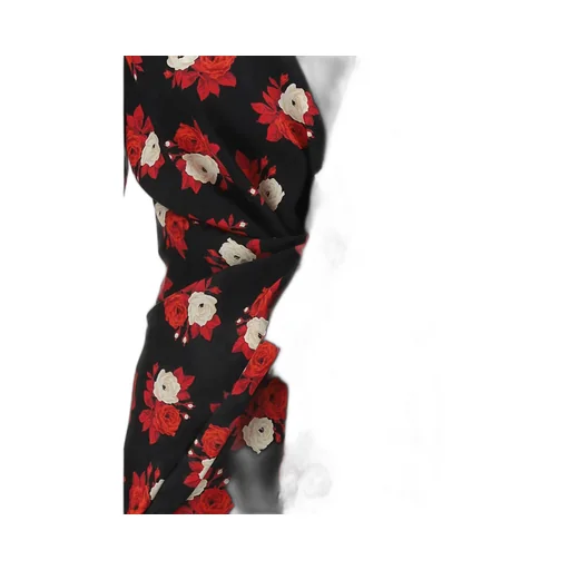 Saint Laurent V-Neck Long-Sleeved Dress