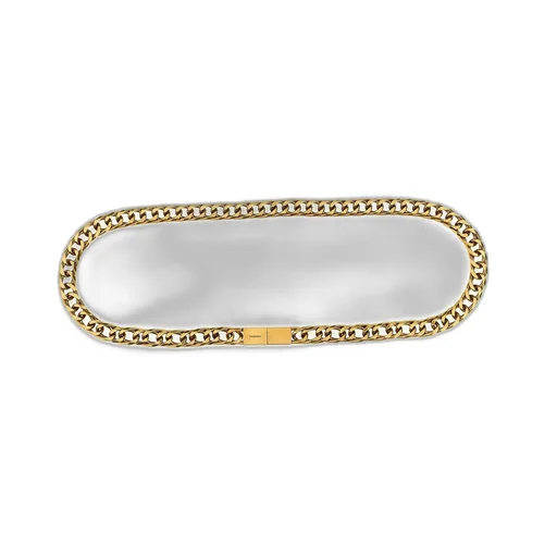 Saint Laurent Thin Chain Belt