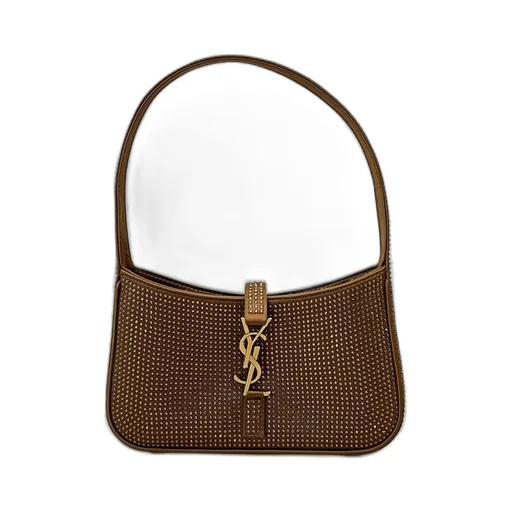 Saint Laurent Le 5 à 7 Crystal-Embellished Shoulder Bag