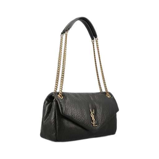 Saint Laurent Calypso Logo Plaque Medium Shoulder Bag