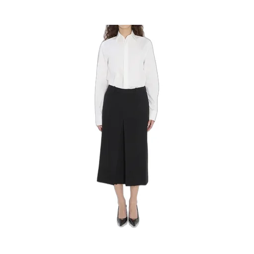 Saint Laurent Mid-Rise Mid-Length Culottes