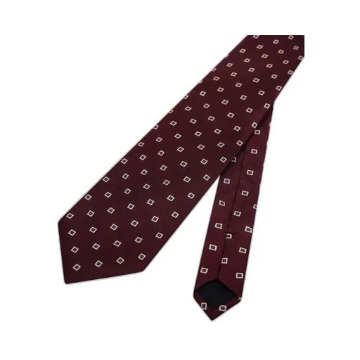 Saint Laurent Square Twill Wide Tie
