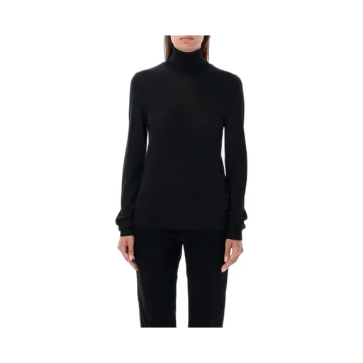 Saint Laurent Cassandre Turtleneck Long-Sleeved Jumper