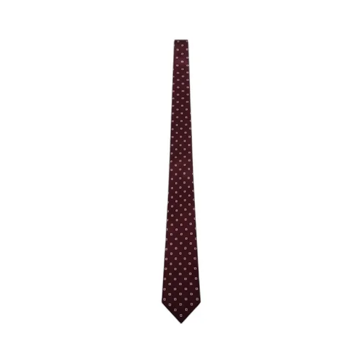 Saint Laurent Square Twill Wide Tie