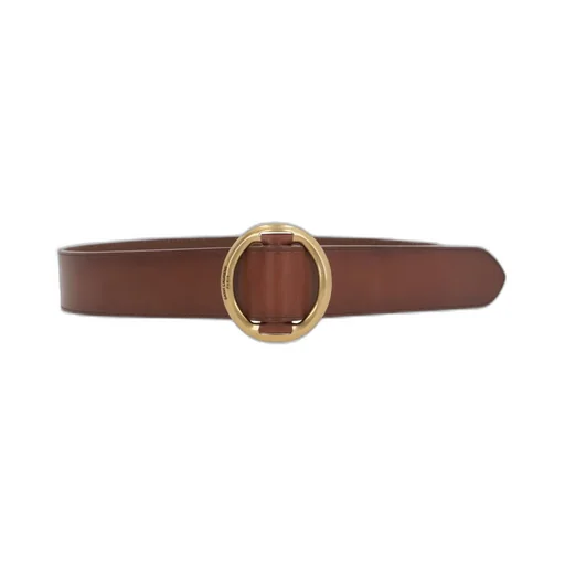 Saint Laurent Oval Buckle Belt