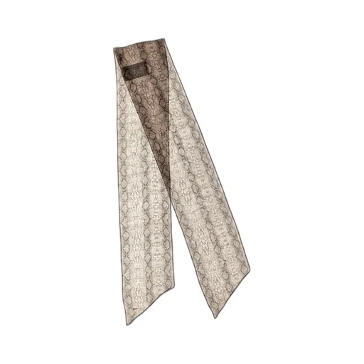 Saint Laurent Snake-Printed Scarf