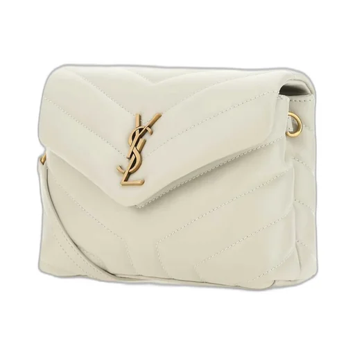 Saint Laurent Loulou Toy Logo Plaque Shoulder Bag