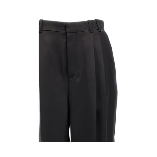 Saint Laurent High Waist Straight Leg Pants