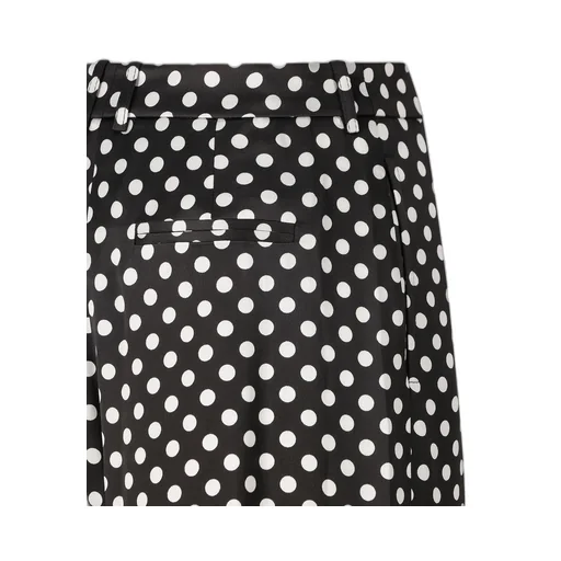 Saint Laurent Polka Dots Printed High Waist Trousers