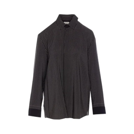 Saint Laurent Striped Button-Up Shirt
