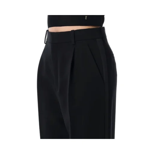 Saint Laurent Pleat Detailed Dress Pants