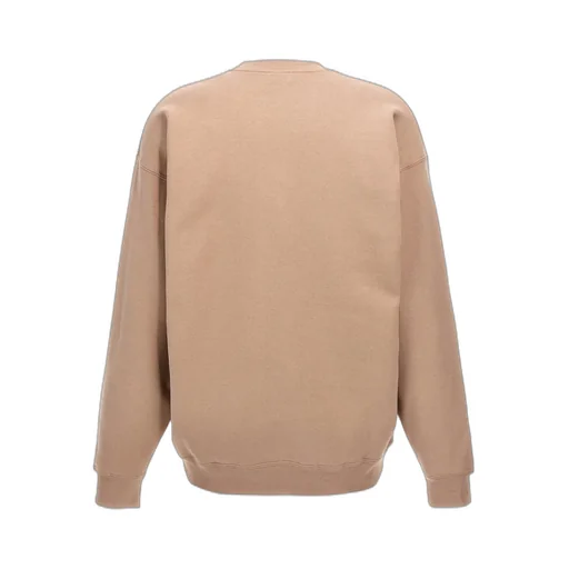 Saint Laurent Logo Embroidered Crewneck Sweatshirt