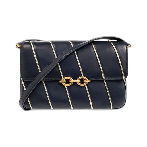 Saint Laurent Le Maillon Striped Satchel Bag