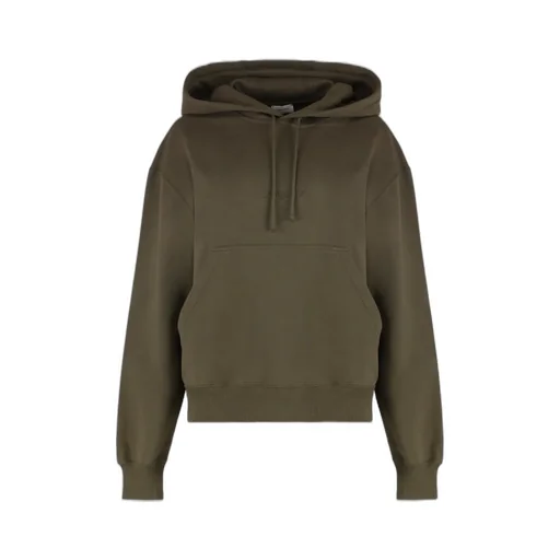 Saint Laurent Logo Embroidered Drawstring Hoodie
