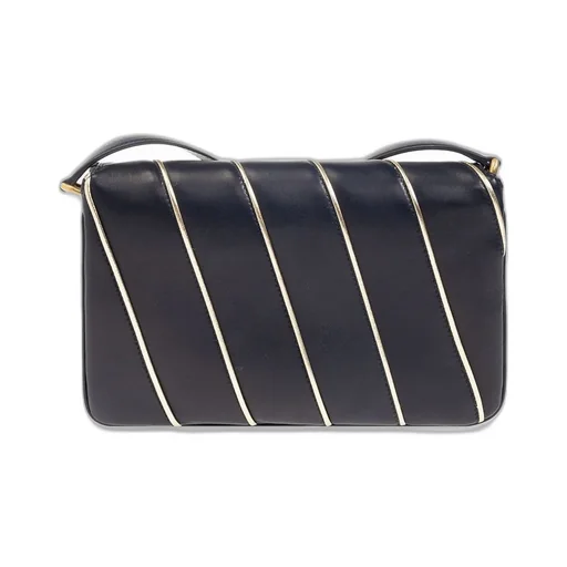 Saint Laurent Le Maillon Striped Satchel Bag
