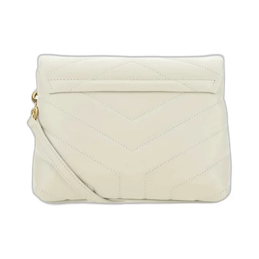 Saint Laurent Loulou Toy Logo Plaque Shoulder Bag