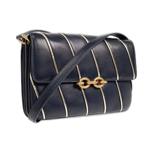 Saint Laurent Le Maillon Striped Satchel Bag