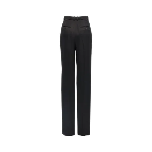 Saint Laurent High Waist Straight Leg Pants