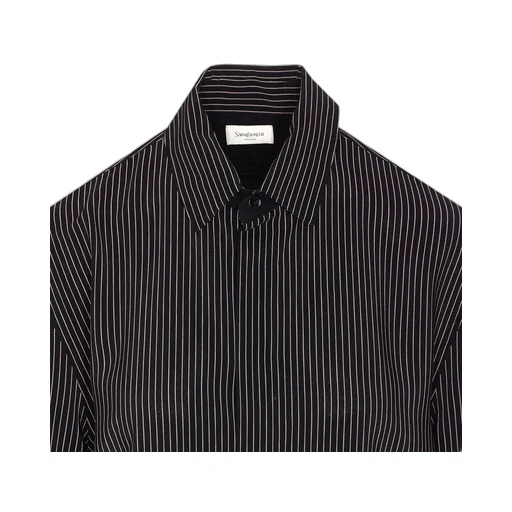 Saint Laurent Striped Button-Up Shirt
