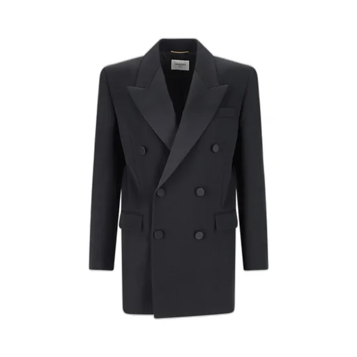 Saint Laurent Double-Breasted Tuxedo Jacket