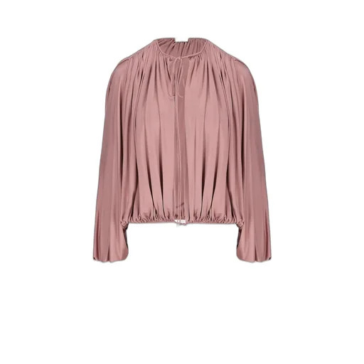 Saint Laurent Gathered Drawstring Blouse