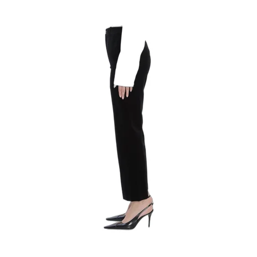 Saint Laurent Mid-Rise Velvet Pants