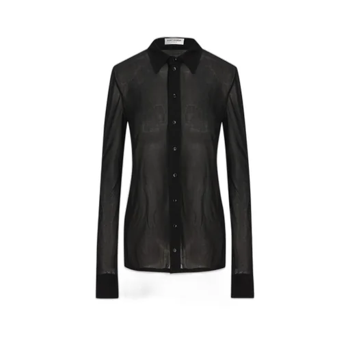 Saint Laurent Semi-Sheer Buttoned Shirt