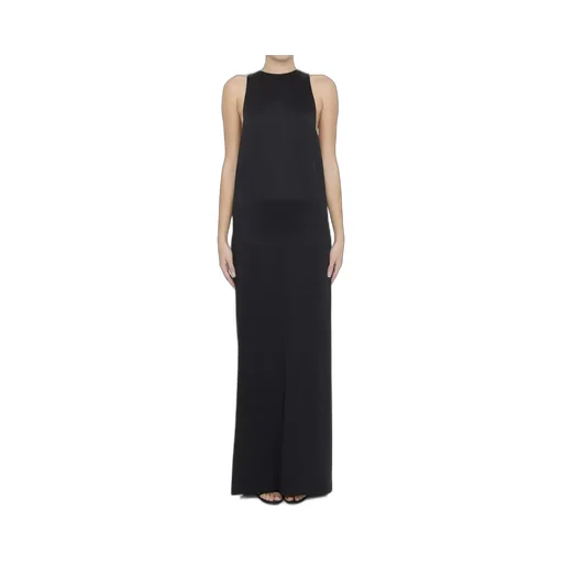 Saint Laurent Back-Tie Sleeveless Dress